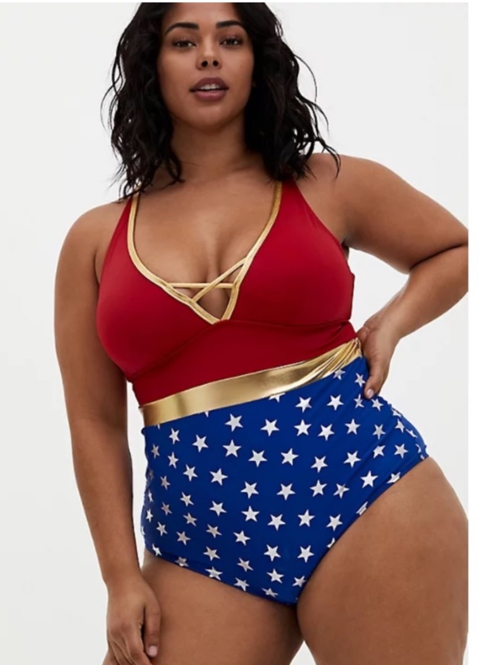 Torrid Sexy Wonder Woman Swimsuit